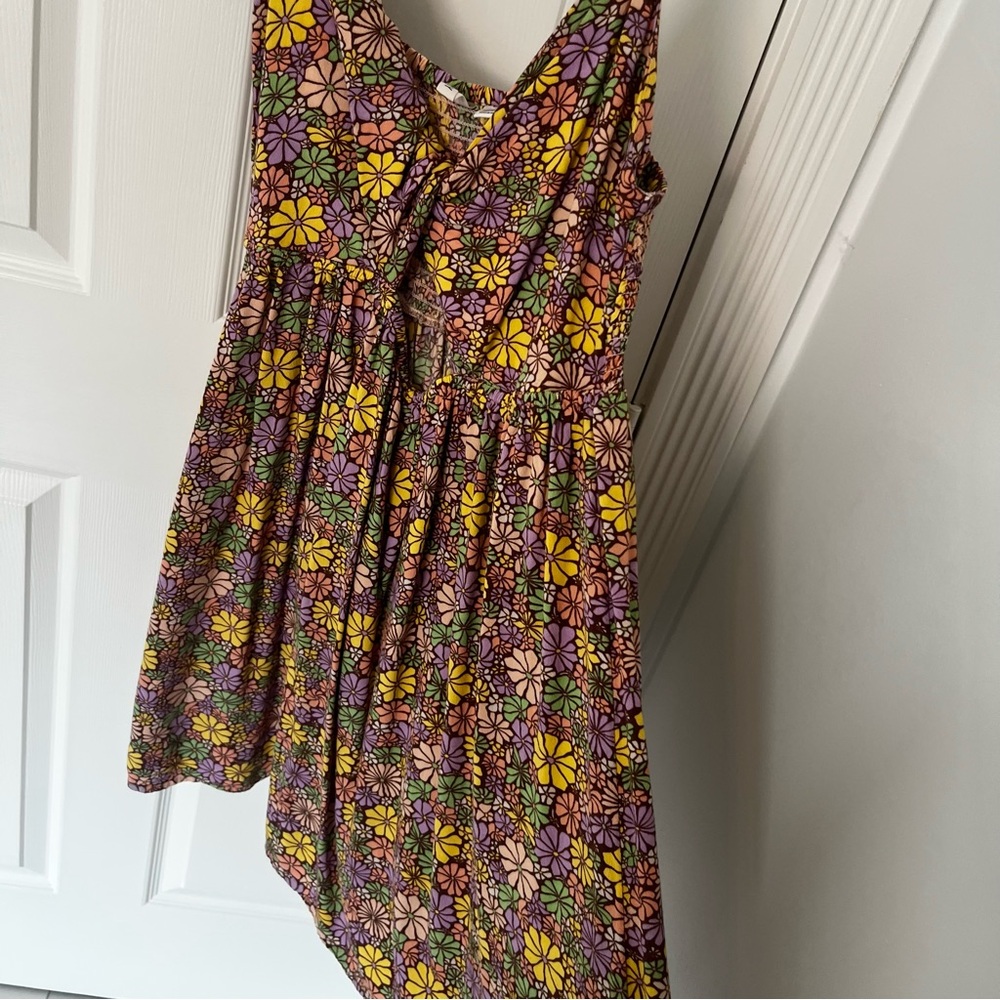 ROXY Evening Glow Again Floral Sleeveless Dress-Root Beer | XL - Picture 5 of 10